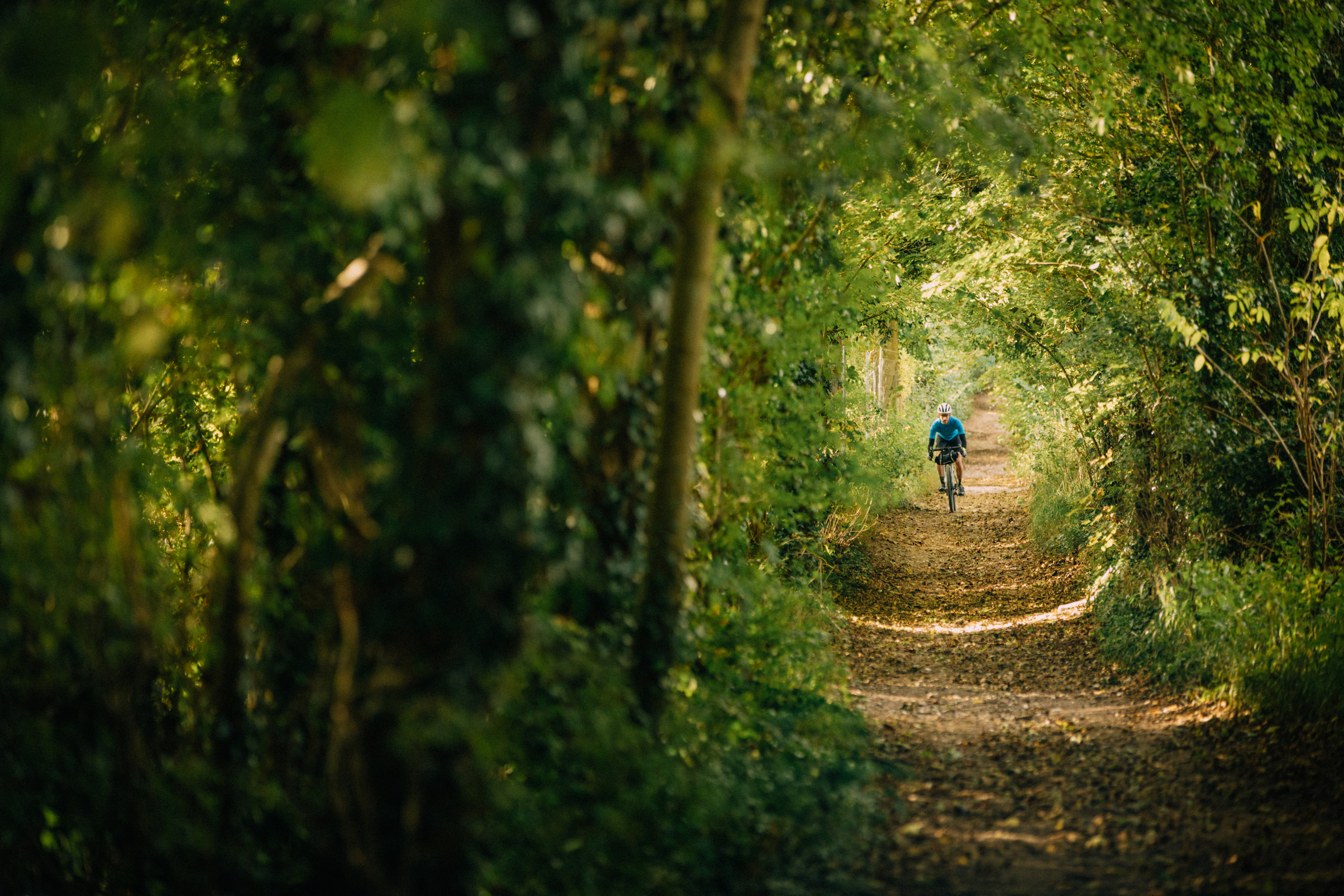 Gravel riding through the countryside