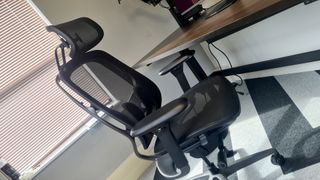 Razer Fujin Pro gaming chair at a desk