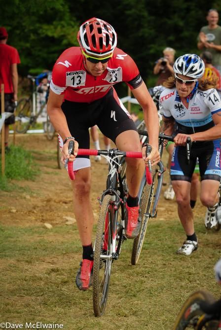 Todd Wells (Specialized) was the only rider to ride the stairs