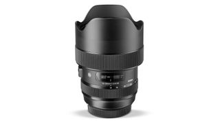 Sigma 14-24mm f/2.8 DG HSM | A lens for Nikon DSLRs on white backdrop