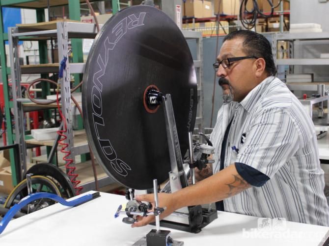 Reynolds discs are trued at the factory before shipping - but they can't be trued after