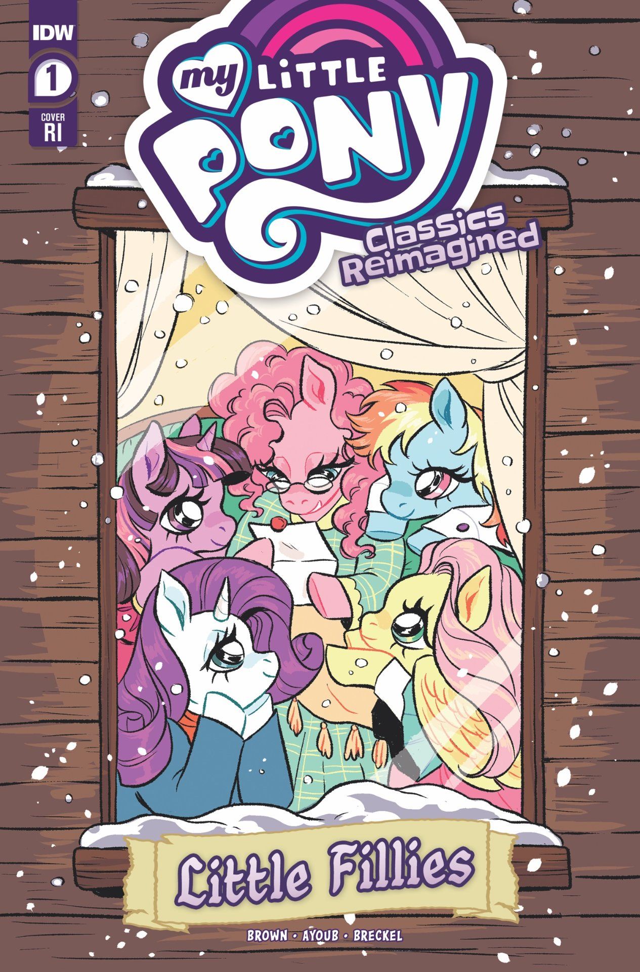 My Little Pony: Classics Reimagined &ndash; Little Fillies #1 cover by Rose Bousamra