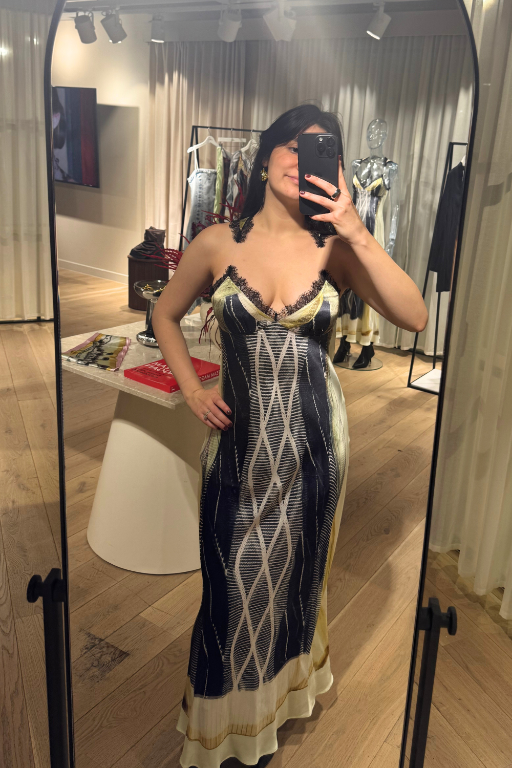 Sofia wearing H&amp;amp;M x Glenn Martens