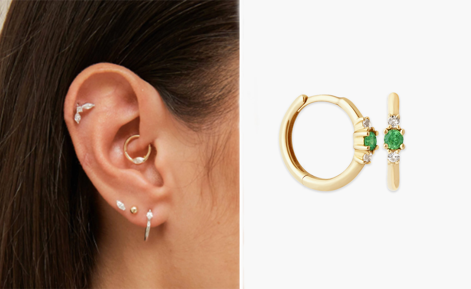 Discover Astrid & Miyu solid gold piercing jewellery | Wallpaper