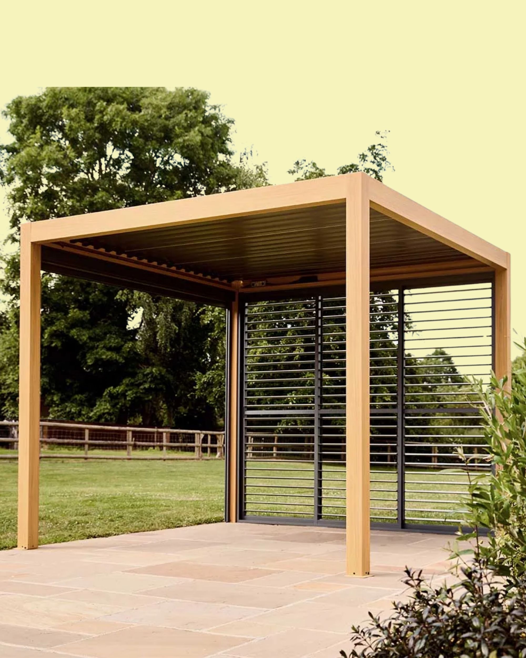 Atkin and Thyme, Savannah Pergola With Lights