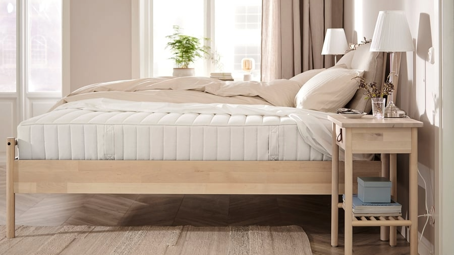 An IKEA VALEV&Aring;G Pocket spring mattress