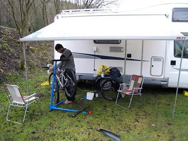 Mike gets ready for the Houffalize World Cup.