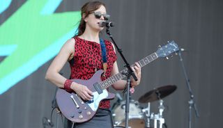 Mary Timony performs at the 2016 Panorama Festival in New York City on July 23, 2016