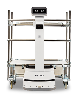 LG's New Automated Warehouse Robots.