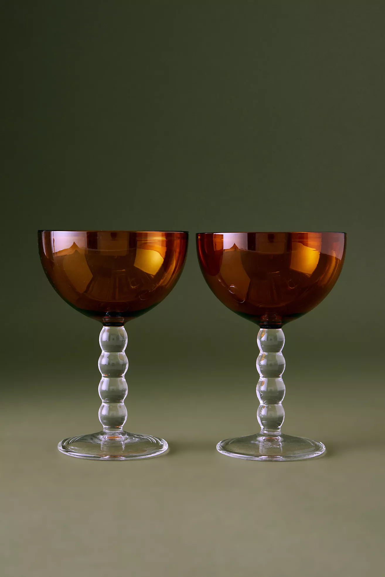 Nkuku Thimma Champagne Coupe, Set of 2