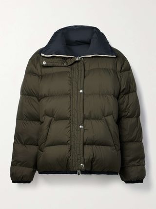 Mitty Reversible Two-Tone Quilted Shell Down Jacket