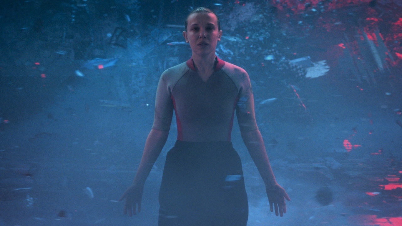 STRANGER THINGS: SEASON 5. Millie Bobby Brown as Eleven in Stranger Things: Season 5.