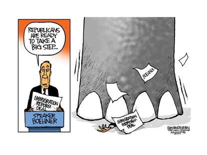 Political cartoon Boehner