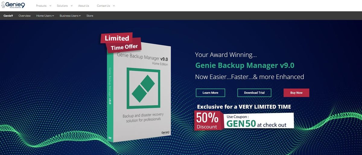 Genie Backup Manager Review Hero