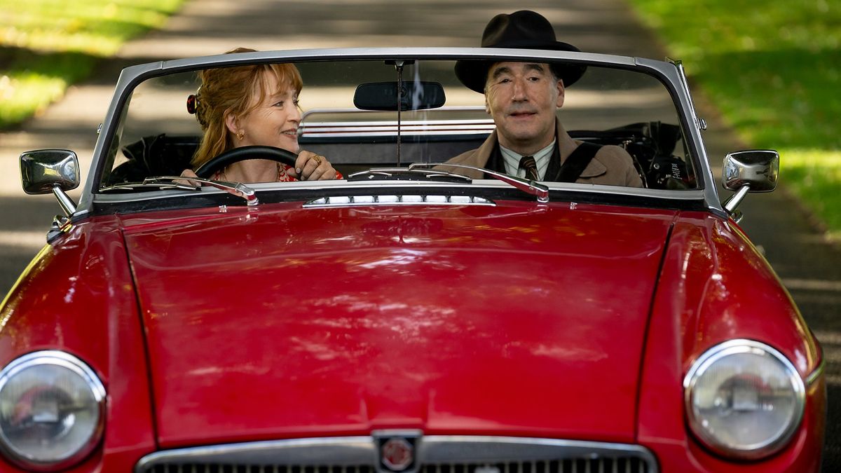 Lesley Manville and Tim McMullan as Susan and Atticus.