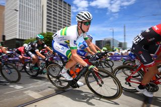 Cameron Meyer rode the Tour Down Under with the UniSA-Australia team