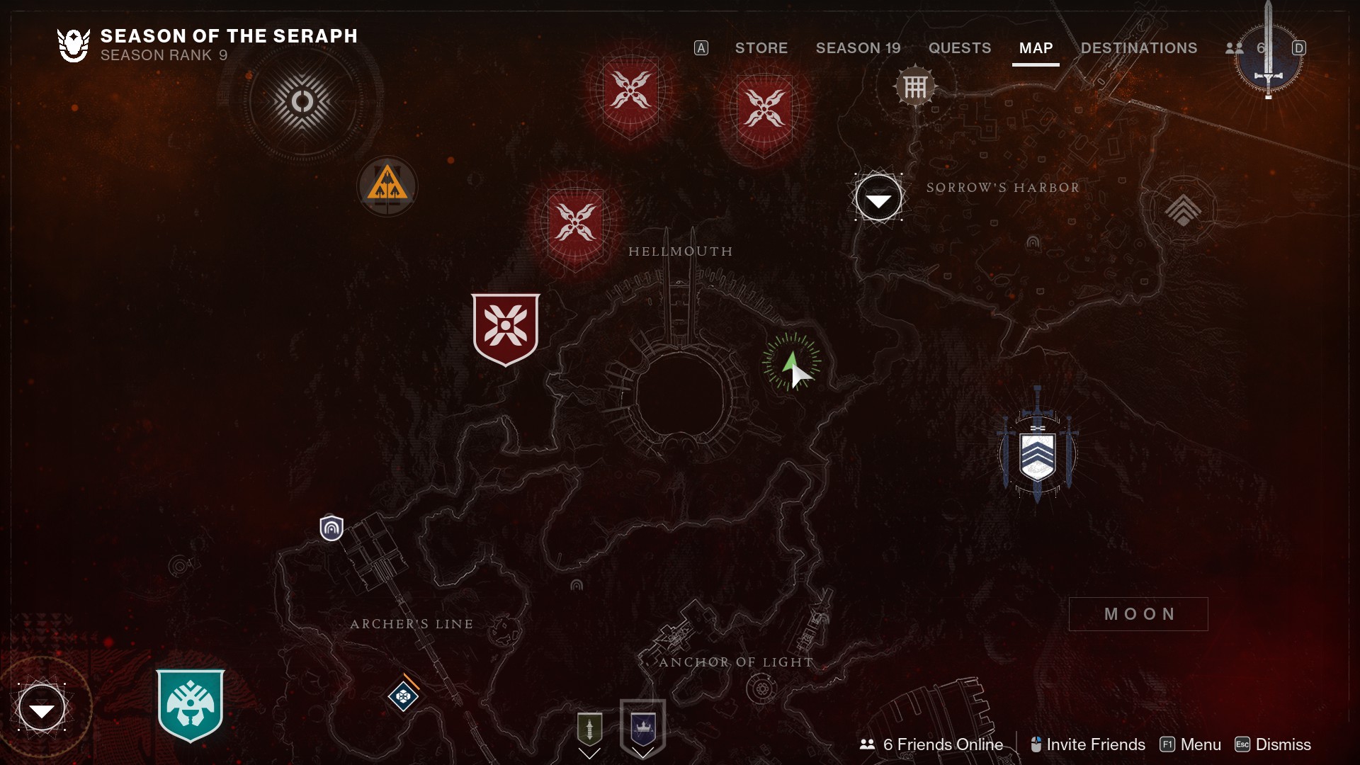 Destiny 2 Override Frequency location in Hellmouth