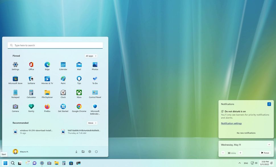 What's new with the Taskbar on Windows 11 2022 Update | Windows Central