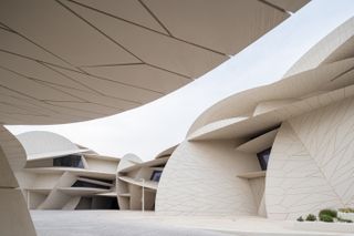 Exterior view of the National Museum of Qatar. © Iwan Baan