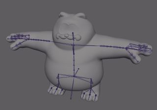 DNEG Animaton Garfield sculpt