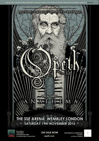 The Opeth and Anathema Wembley poster
