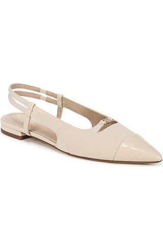 Cecilia Slingback Pointed Cap Toe Flat