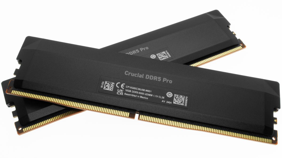 Crucial Pro Overclocking DDR5-6000 C36