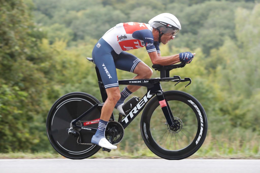Vincenzo Nibali (Trek-Segafredo) in action at the Tour of Luxembourg