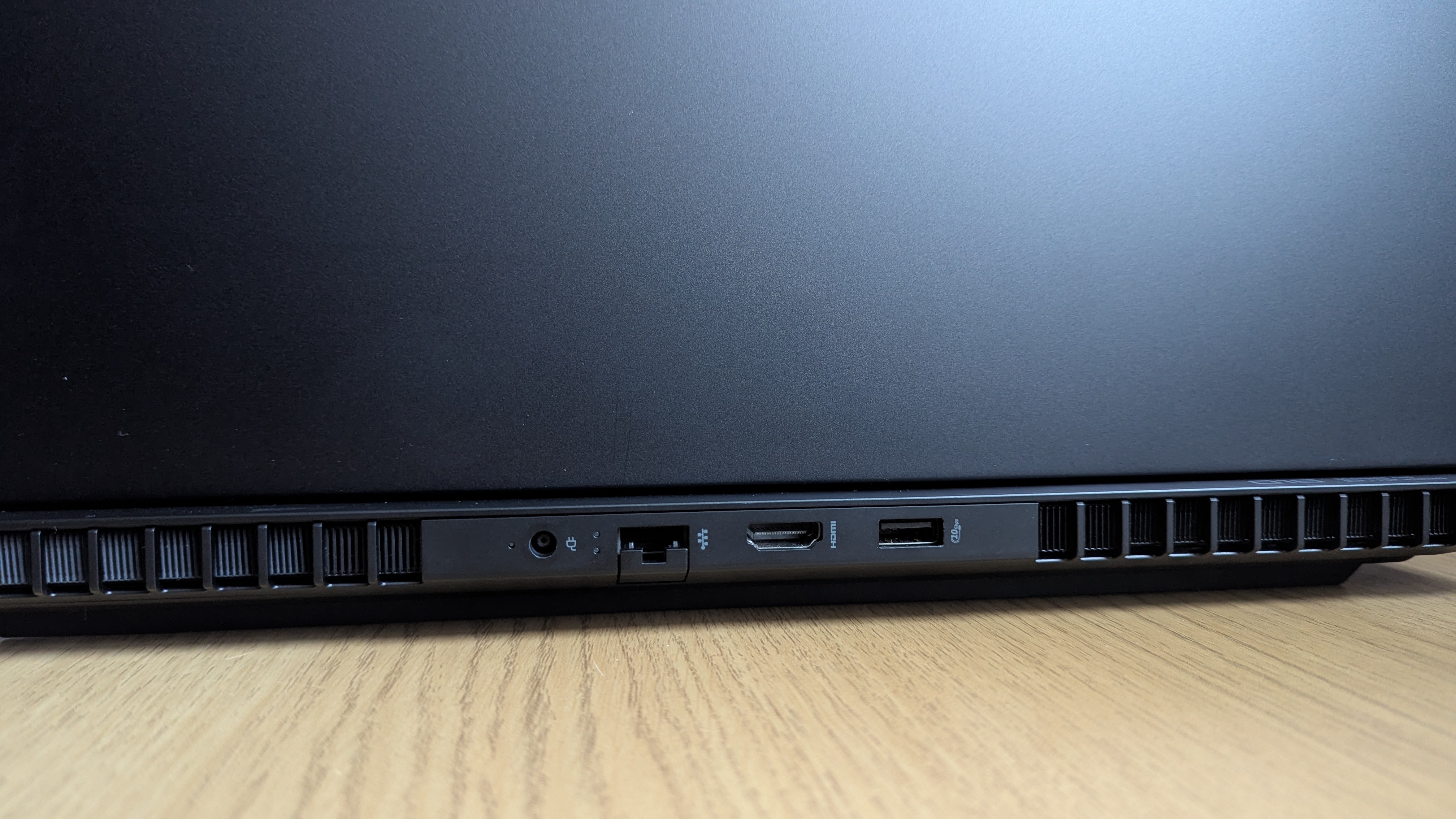 HP Omen Max 16 on a wooden desk