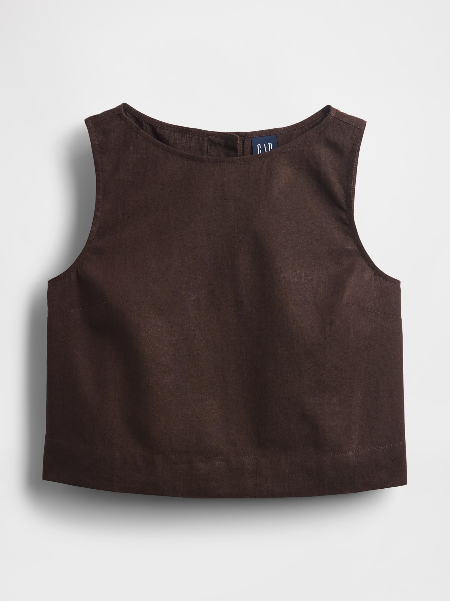 Gap, Linen-Blend Crop Shell Tank Top (Was $50) 