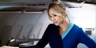 Kaley Cuoco as Cassie Bowden in The Flight Attendant.