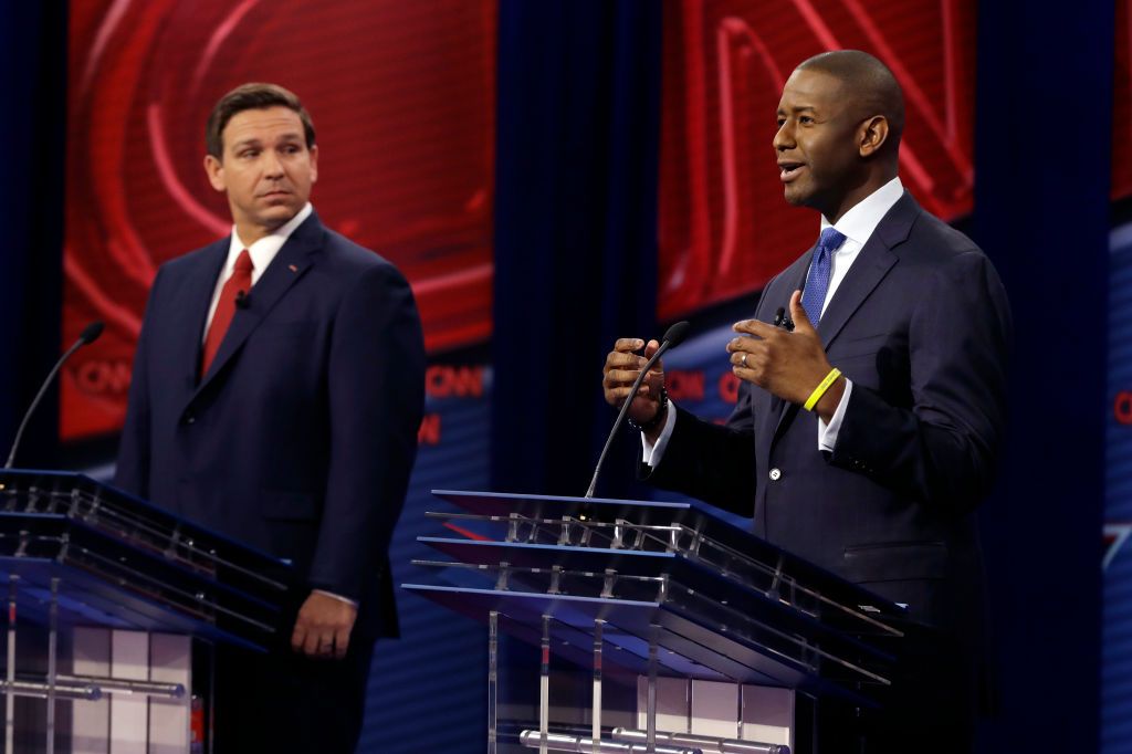 Ron DeSantis and Andrew Gillum.