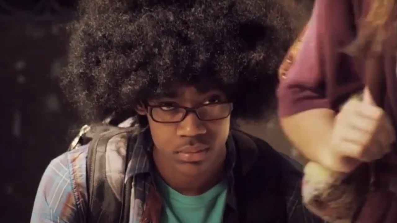Tyler James Williams looking unamused in Dear White People