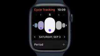 Captura del evento donde se muestra el Apple Watch 8