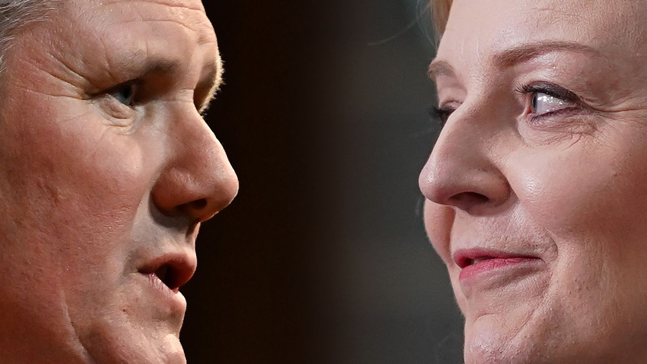 Keir Starmer and Liz Truss