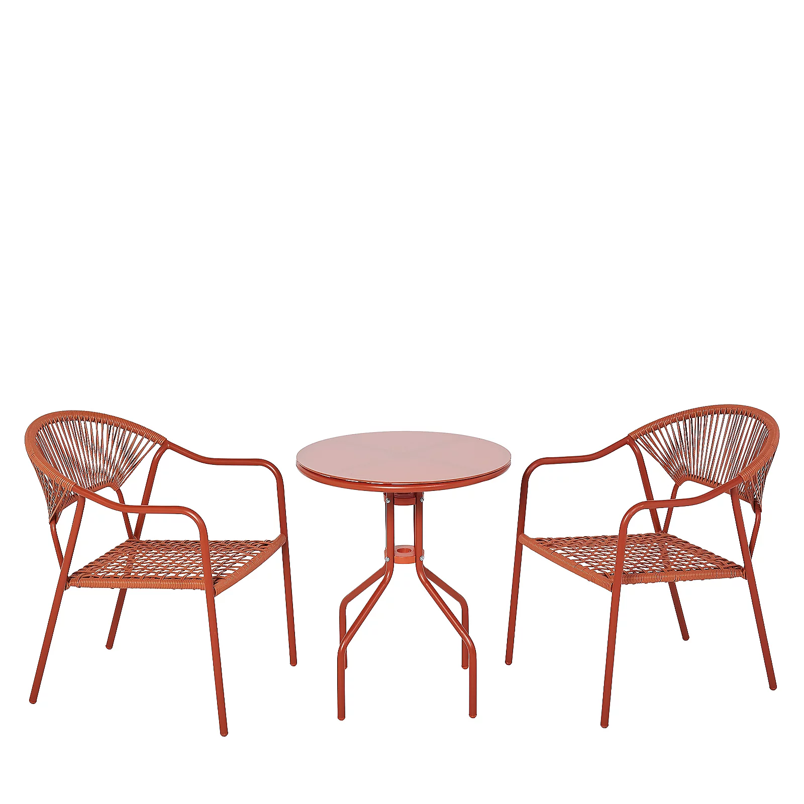 QVC, Garden Stories Studio 70 Woven Rattan Bistro Set