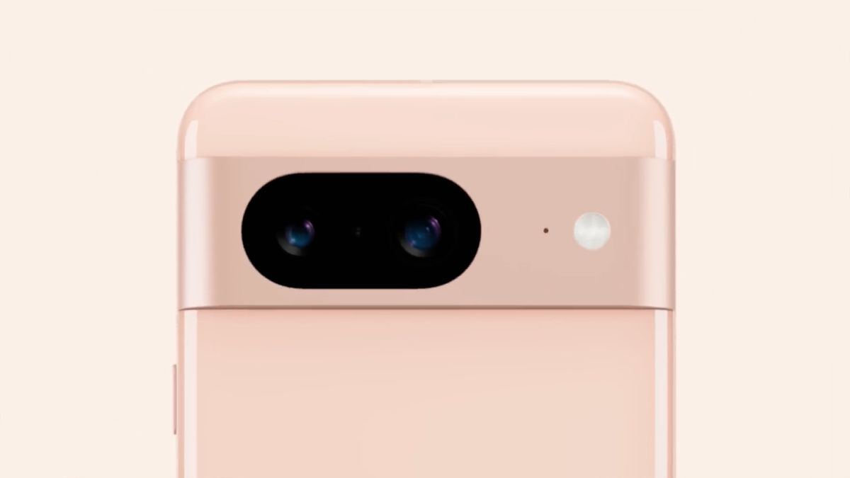 Google Pixel 8 press image video grab camera closeup