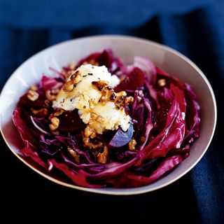 Goats' Cheese, Walnut and Beetroot Salad