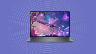 Dell XPS 13 Plus on purple background