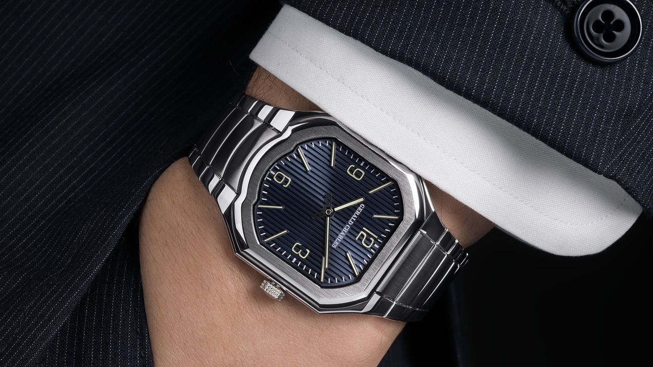 The Gerald Charles Masterlink on a wrist