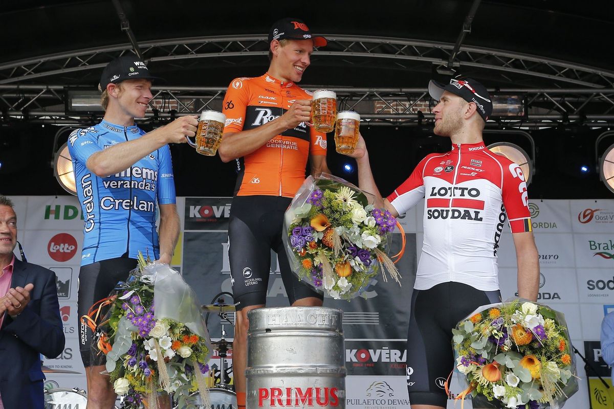 The podium in the Primus Classic
