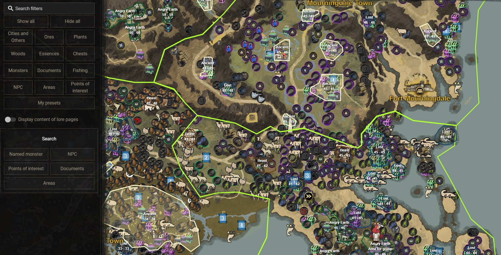 New map has. Интерактивная  New World.