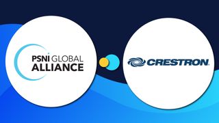 Crestron and PSNI Global Alliance logos after the two partnered.