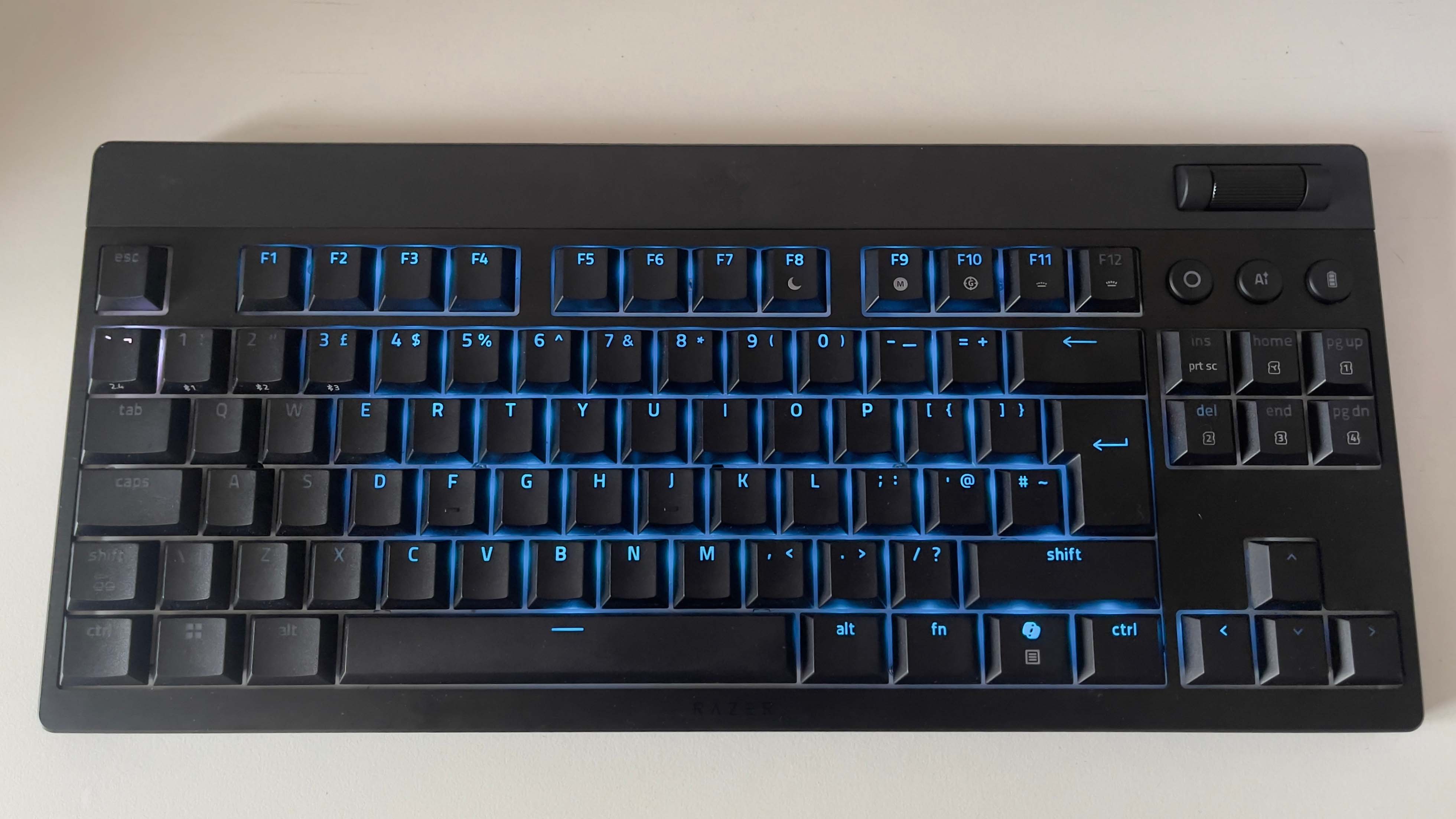 Razer Black Widow V4 Low-Profile Tenkeyless gaming keyboard