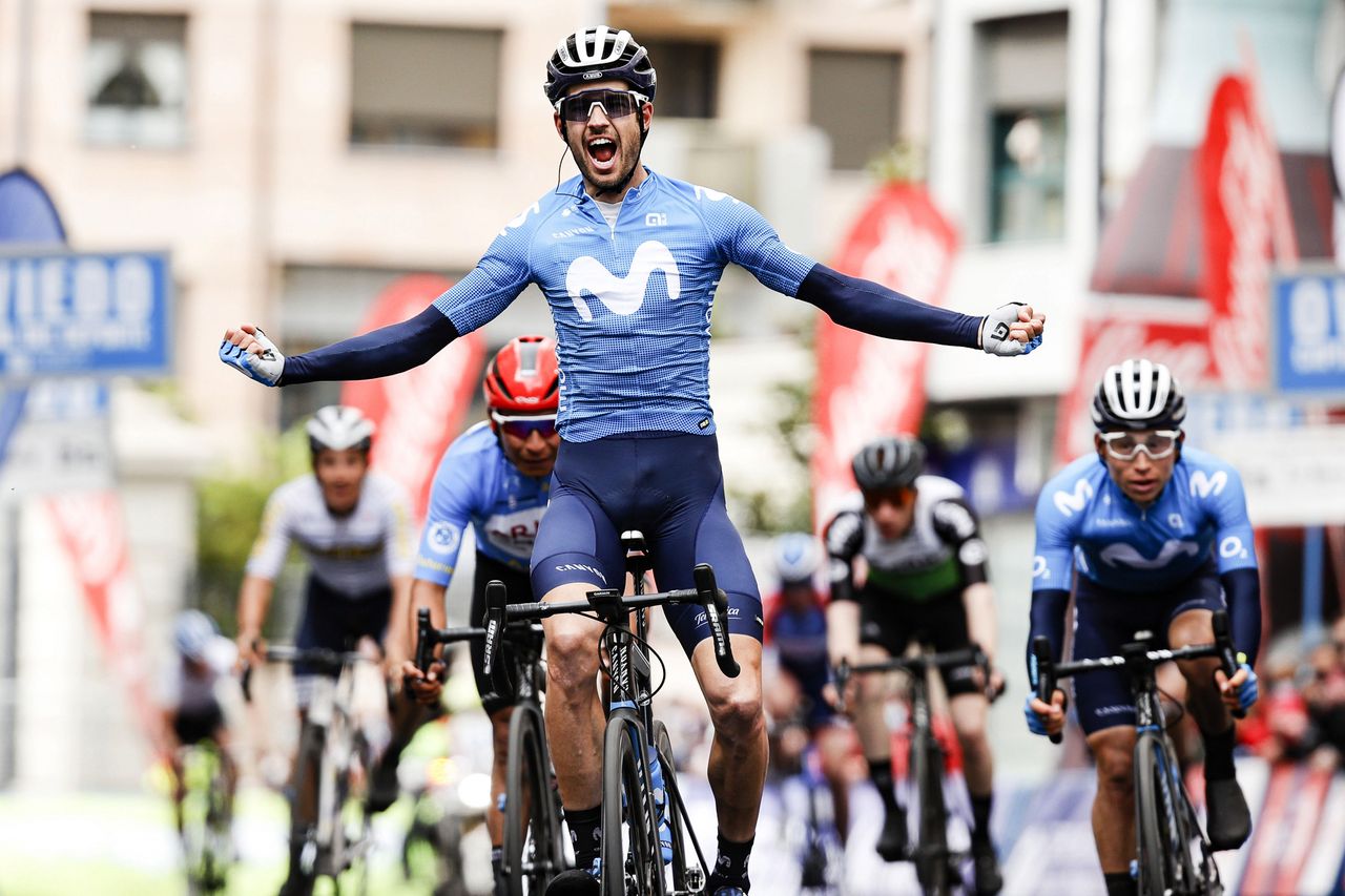 Vuelta Asturias 2021 - 64th Edition - 2nd stage Candas - Cangas del Narcea 200,5 km - 01/05/2021 - Hector Carretero (ESP - Movistar Team) - photo Luis Angel Gomez/BettiniPhoto&Acirc;&copy;2021