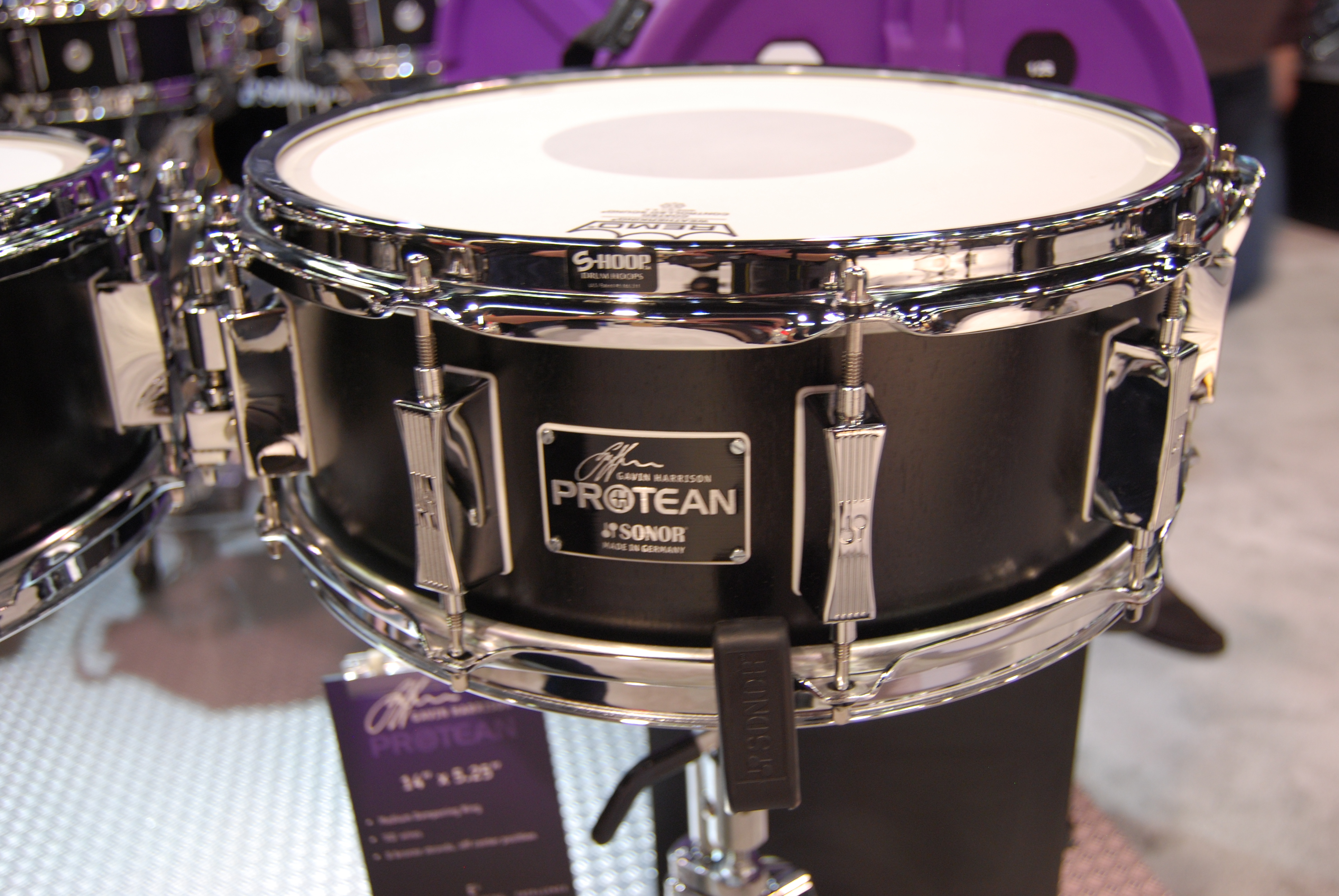 NAMM 2013: In Pictures: Sonor Gavin Harrison snare
