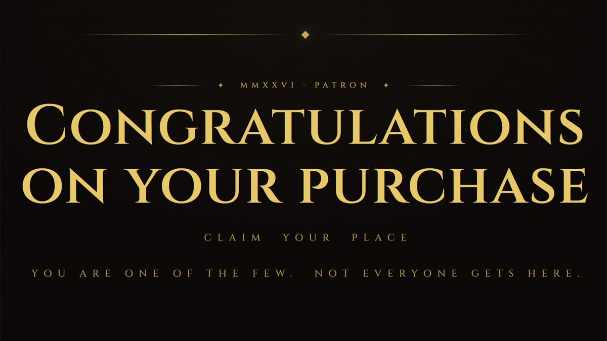 Ludicrous $999 Steam game lasts just 10 minutes — ‘Congratulations On Your Purchase’ is pure conspicuous consumption with its golden ticket Steam Achievement