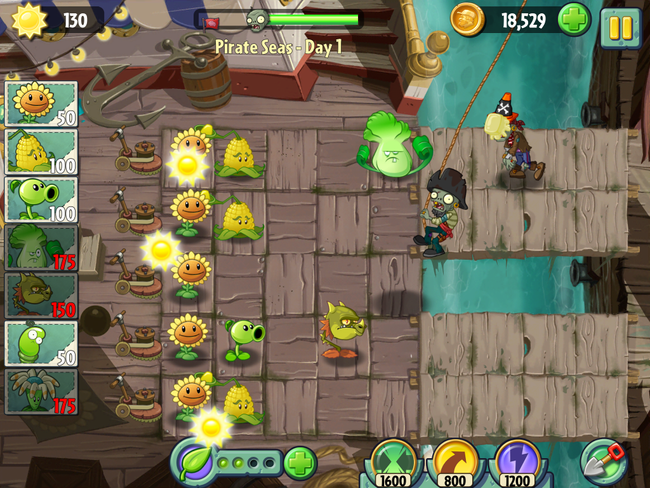 Plants vs zombies 2 взлом ios