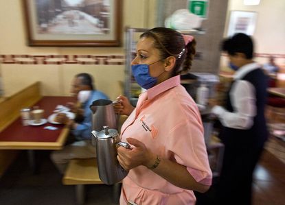 Waitress in Mexico City