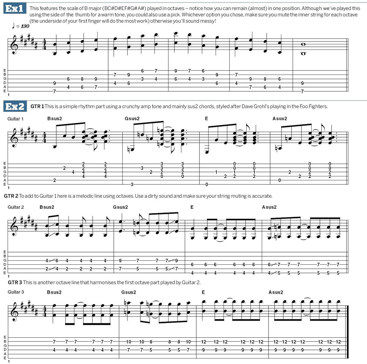 Tab: Octaves